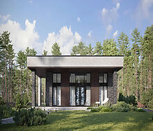 Дом хай-тек в КП Зиккурат