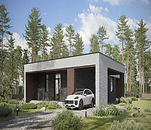 Дом хай-тек в КП Зиккурат