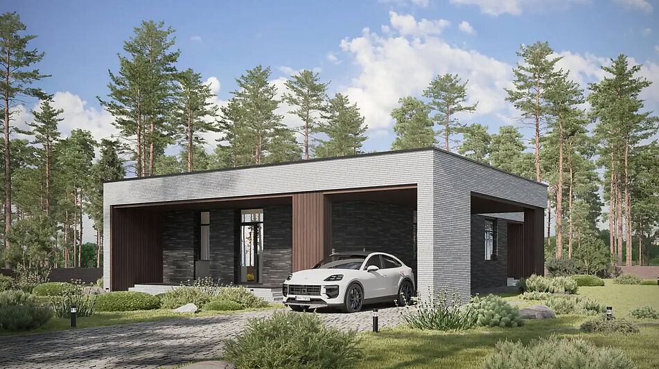 Дом хай-тек в КП Зиккурат