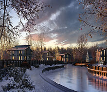 Дом хай-тек в КП Зиккурат