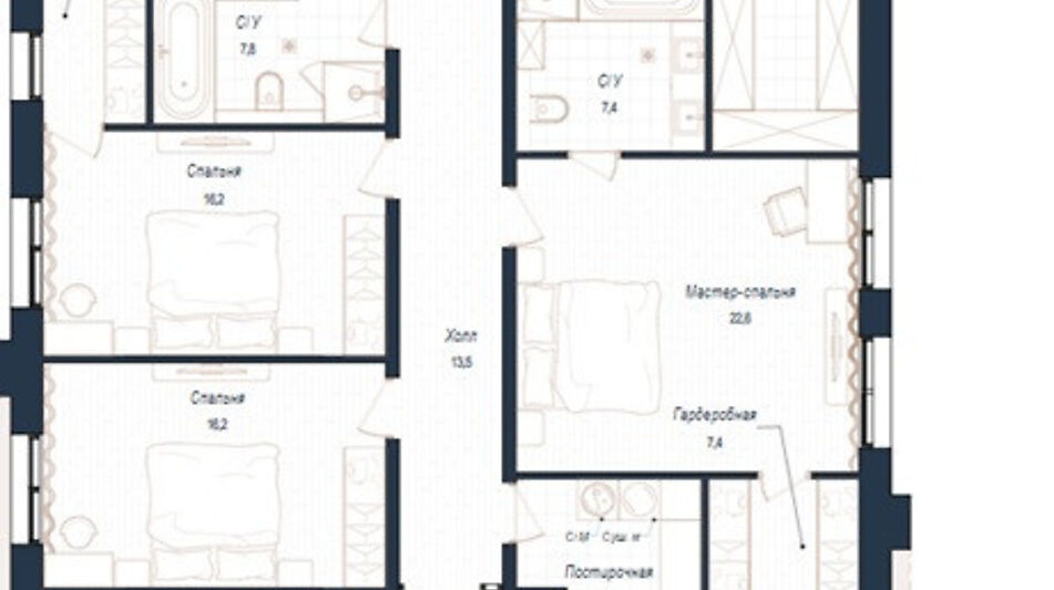 Дом хай-тек в КП Зиккурат