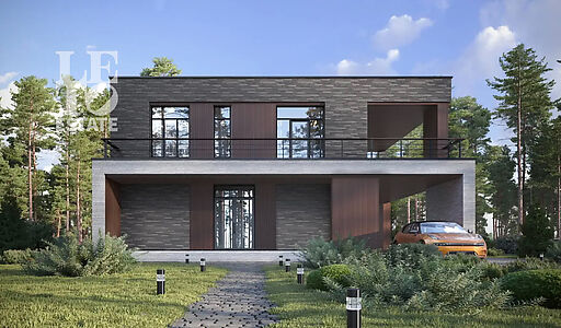 Дом хай-тек в КП Зиккурат