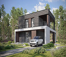 Дом хай-тек в КП Зиккурат