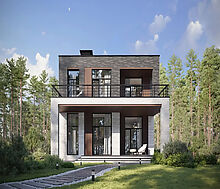 Дом хай-тек в КП Зиккурат