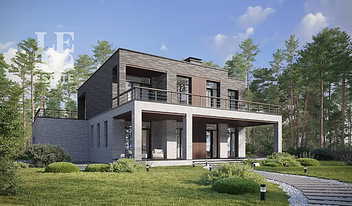 Дом хай-тек в КП Зиккурат