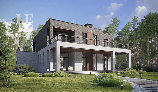 Дом хай-тек в КП Зиккурат