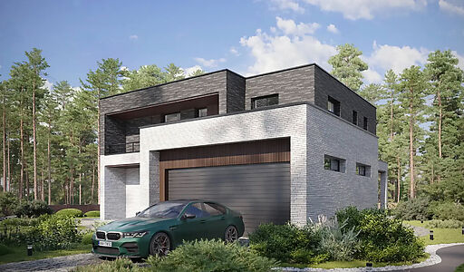 Дом хай-тек в КП Зиккурат