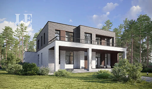 Дом хай-тек в КП Зиккурат