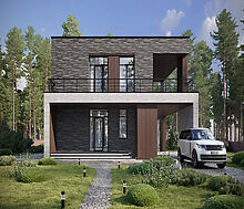 Дом хай-тек в КП Зиккурат