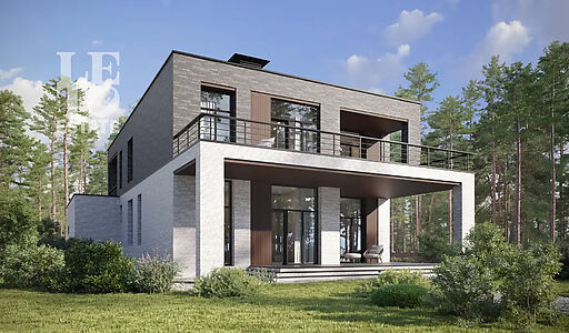 Дом хай-тек в КП Зиккурат