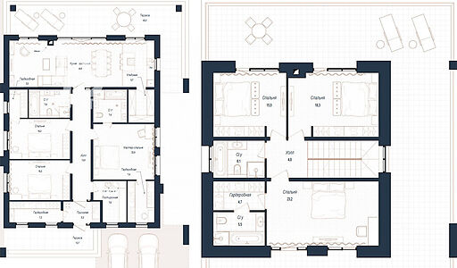 Дом хай-тек в КП Зиккурат