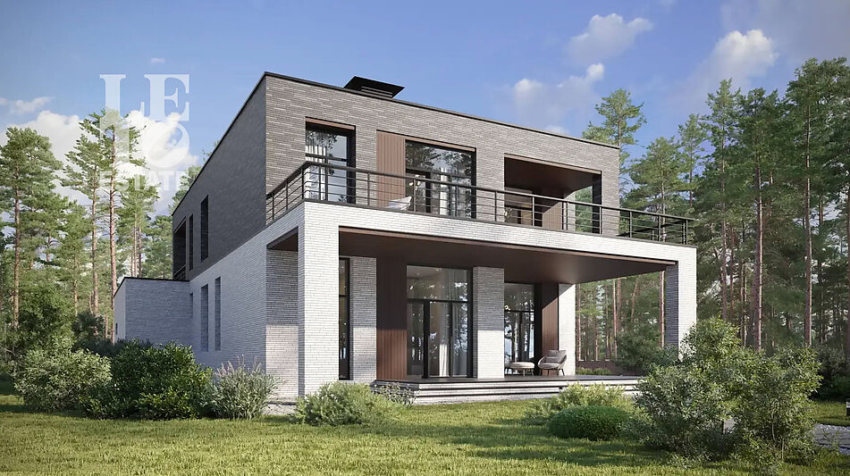 Дом хай-тек в КП Зиккурат