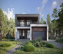 Дом хай-тек в КП Зиккурат