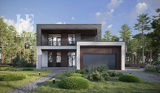 Дом хай-тек в КП Зиккурат