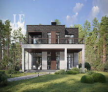 Дом хай-тек в КП Зиккурат