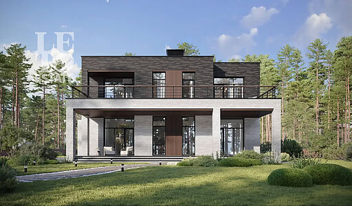 Дом хай-тек в КП Зиккурат