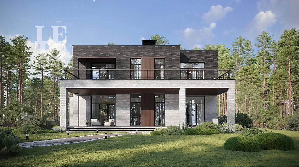 Дом хай-тек в КП Зиккурат