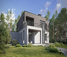 Дом хай-тек в КП Зиккурат