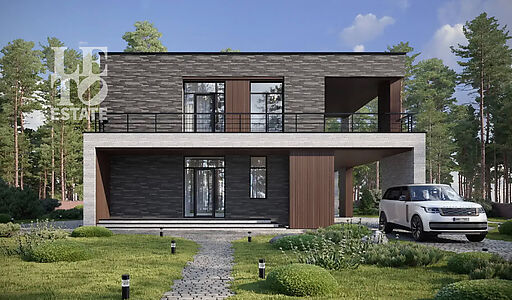 Дом хай-тек в КП Зиккурат