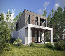 Дом хай-тек в КП Зиккурат