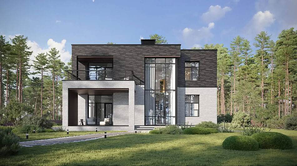 Дом хай-тек в КП Зиккурат