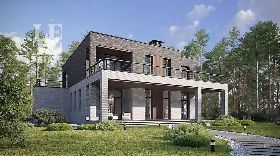 Дом хай-тек в КП Зиккурат