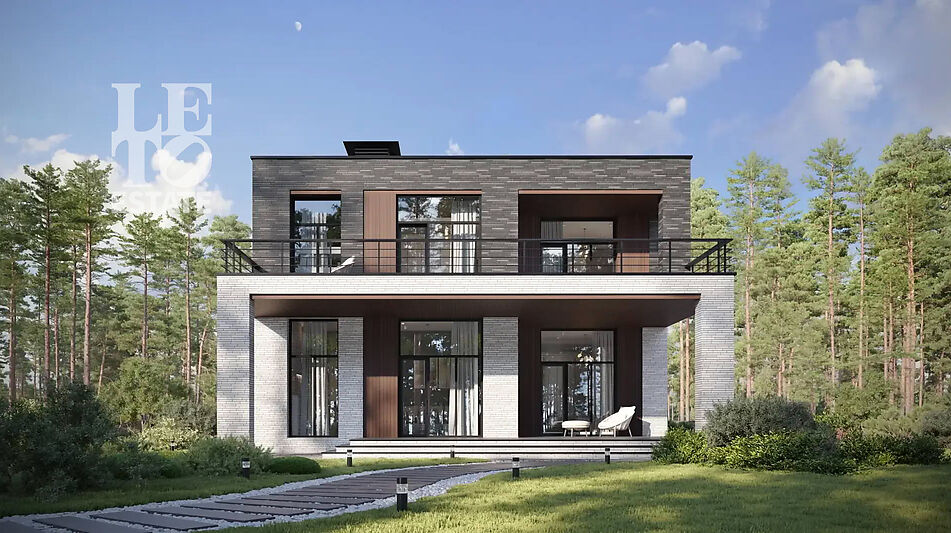 Дом хай-тек в КП Зиккурат