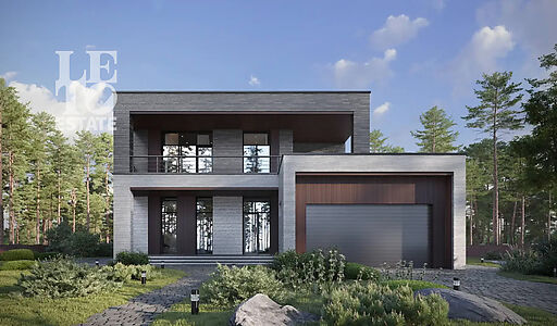 Дом хай-тек в КП Зиккурат