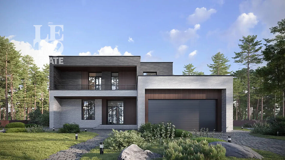 Дом хай-тек в КП Зиккурат