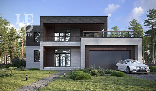 Дом хай-тек в КП Зиккурат