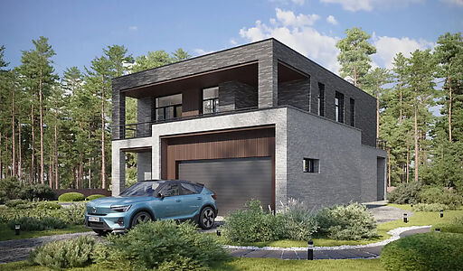 Дом хай-тек в КП Зиккурат