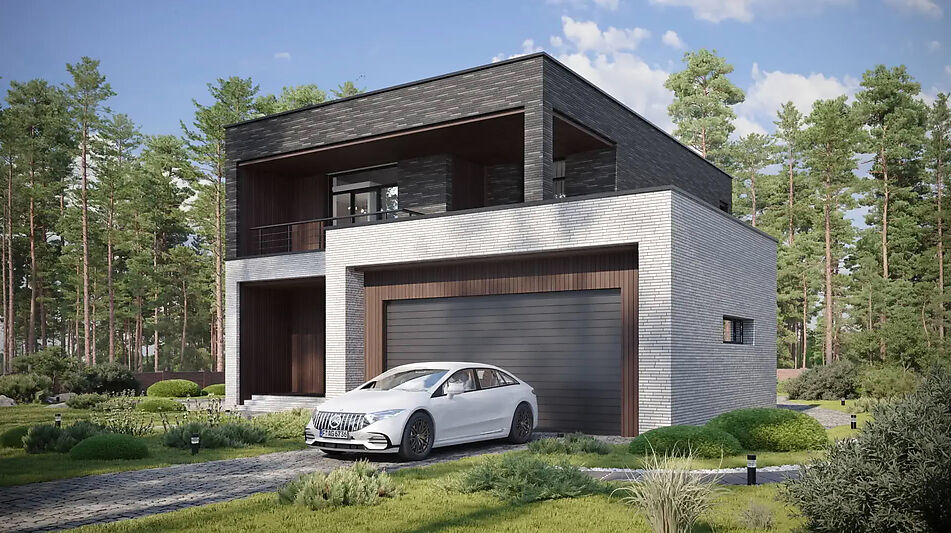 Дом хай-тек в КП Зиккурат