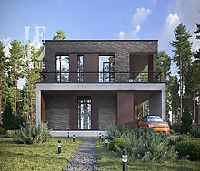 Дом хай-тек в КП Зиккурат