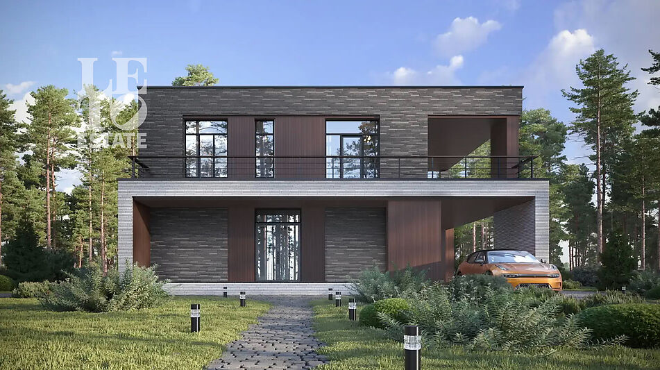 Дом хай-тек в КП Зиккурат