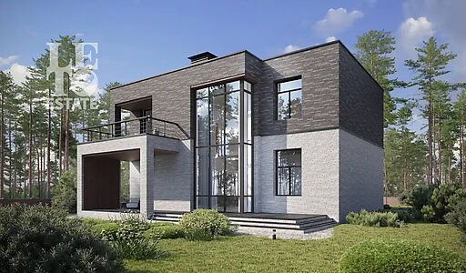 Дом хай-тек в КП Зиккурат