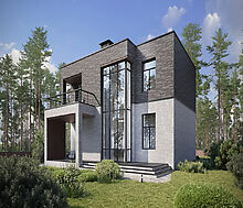 Дом хай-тек в КП Зиккурат