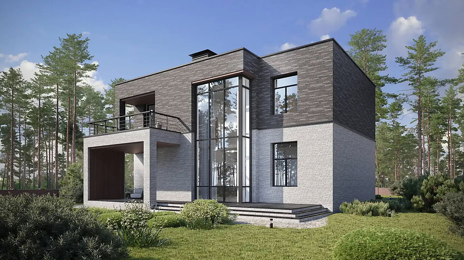 Дом хай-тек в КП Зиккурат