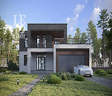 Дом хай-тек в КП Зиккурат