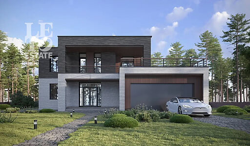 Дом хай-тек в КП Зиккурат