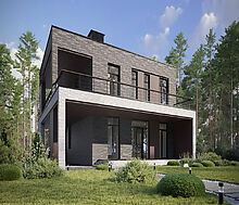 Дом хай-тек в КП Зиккурат