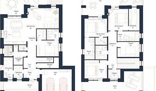 Дом хай-тек в КП Зиккурат