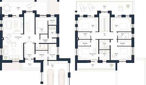 Дом хай-тек в КП Зиккурат