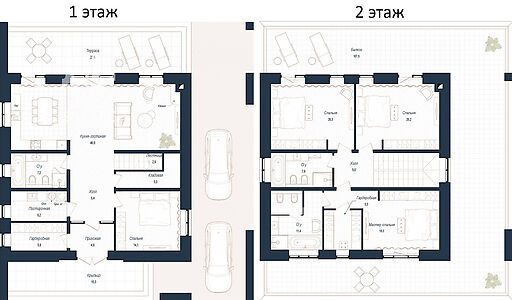 Дом хай-тек в КП Зиккурат
