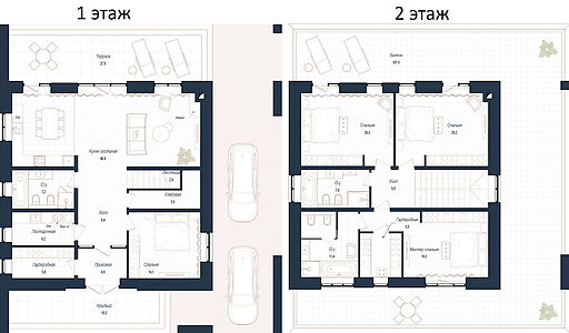 Дом хай-тек в КП Зиккурат
