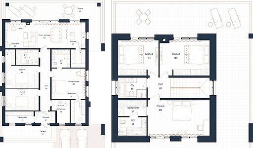 Дом хай-тек в КП Зиккурат