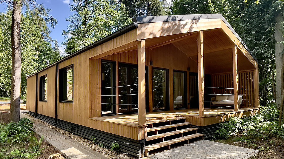 Дом в лесу в Аксаково Форест клуб