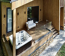 Дом в лесу в Аксаково Форест клуб