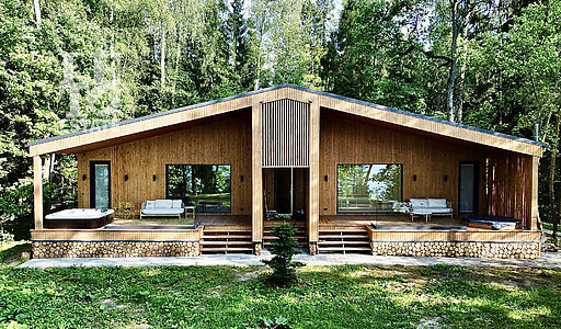 Дом в лесу в Аксаково Форест клуб