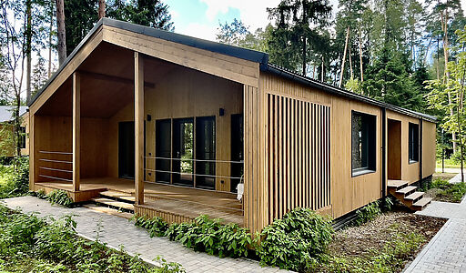 Дом в лесу в Аксаково Форест клуб