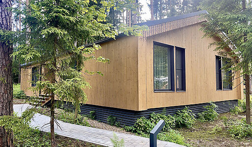 Дом в лесу в Аксаково Форест клуб